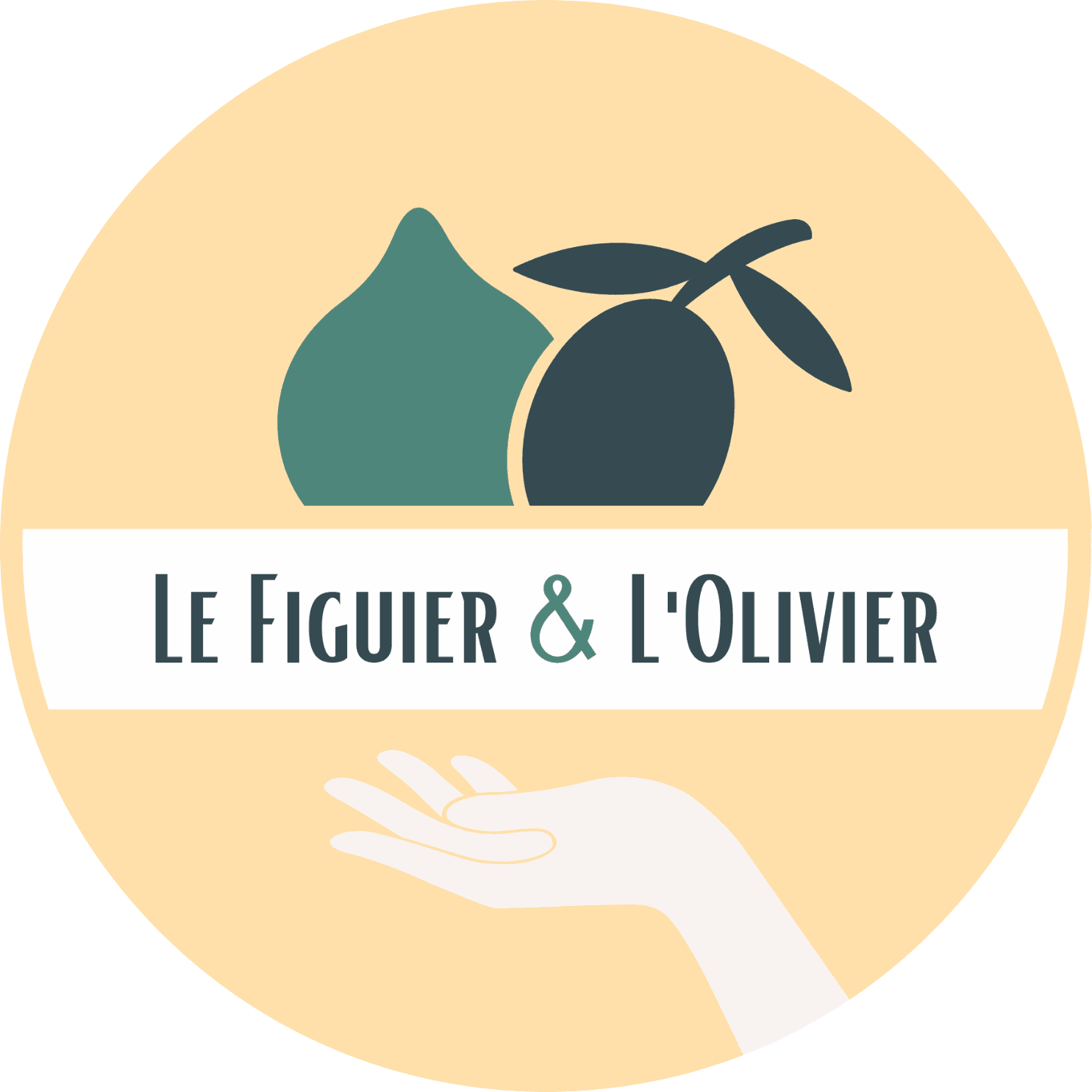 Logo Figuier et Olivier 26 - C - Rond